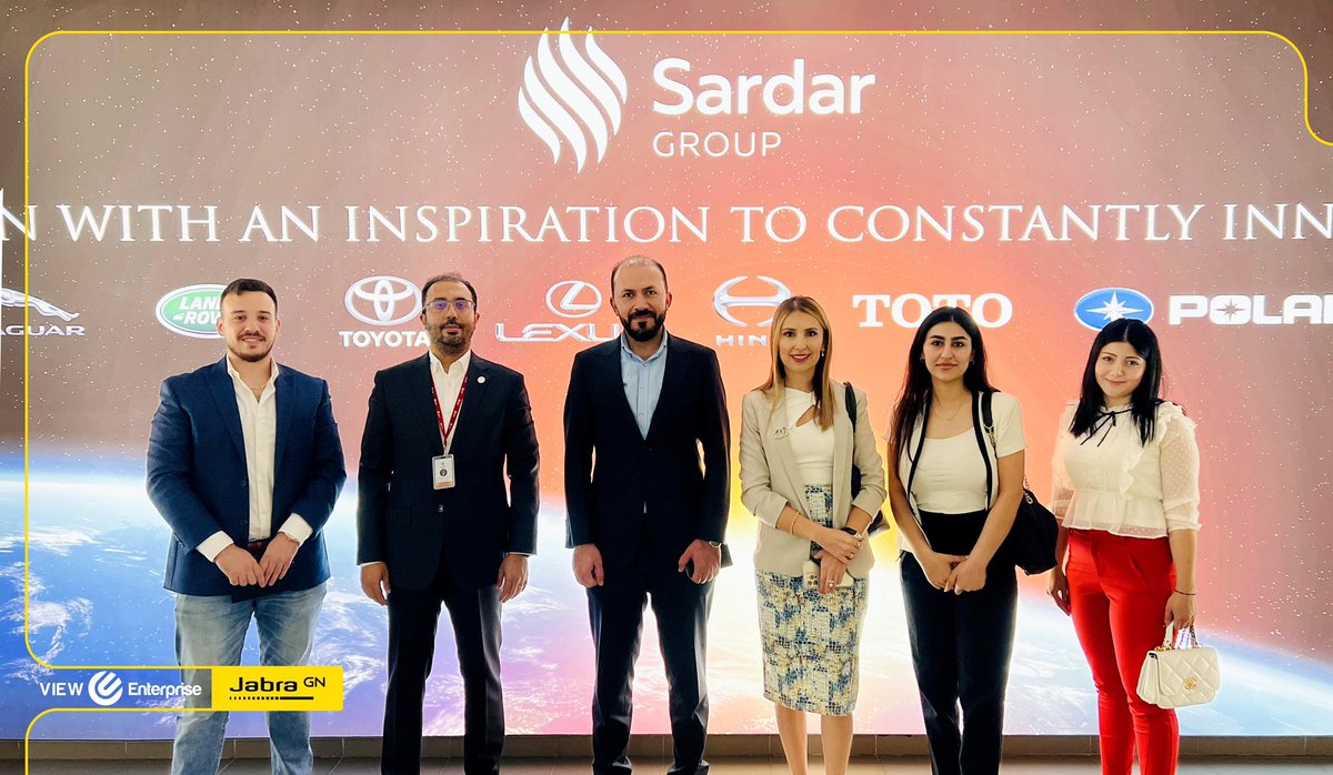 view_enterprise's tweet photo. Among business meetings with premium partner Sardar Group Iraq under supervision Jabra team! Bringing to them the new feautures of Panacast 50 and 20 and engage series #panacast #jabraengage #iraq #audiovideo #jabra #future #viewenterprise #krg https://t.co/8Kq2ikiiyt