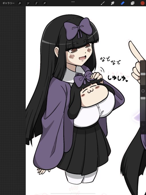 遅くまで配信来てくださってありがとござました～! 描いた春ちゃんと即席こいしちゃん!としゅんしゅんしゅん 