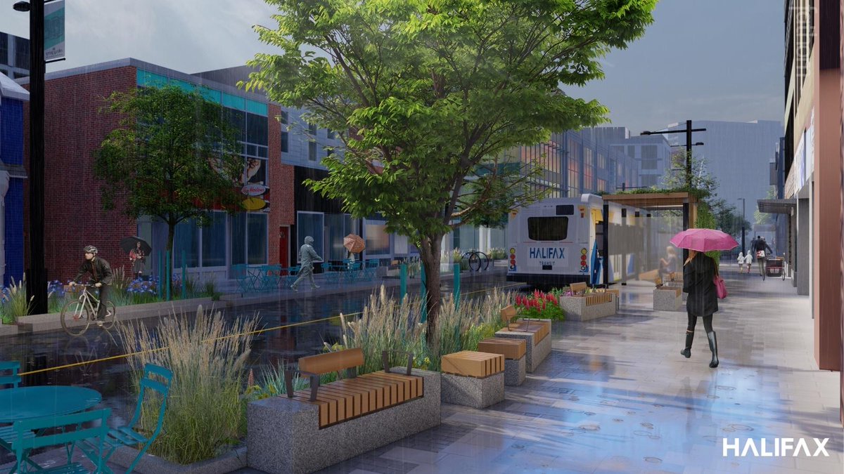 hfxgov's tweet photo. The Halifax Regional Municipality is advising residents that the Spring Garden Road Bus-only Pilot will begin on Monday, July 4 and run until June 2023. Details: https://t.co/xRSFN2cWRo. https://t.co/wvUUfX6J9B