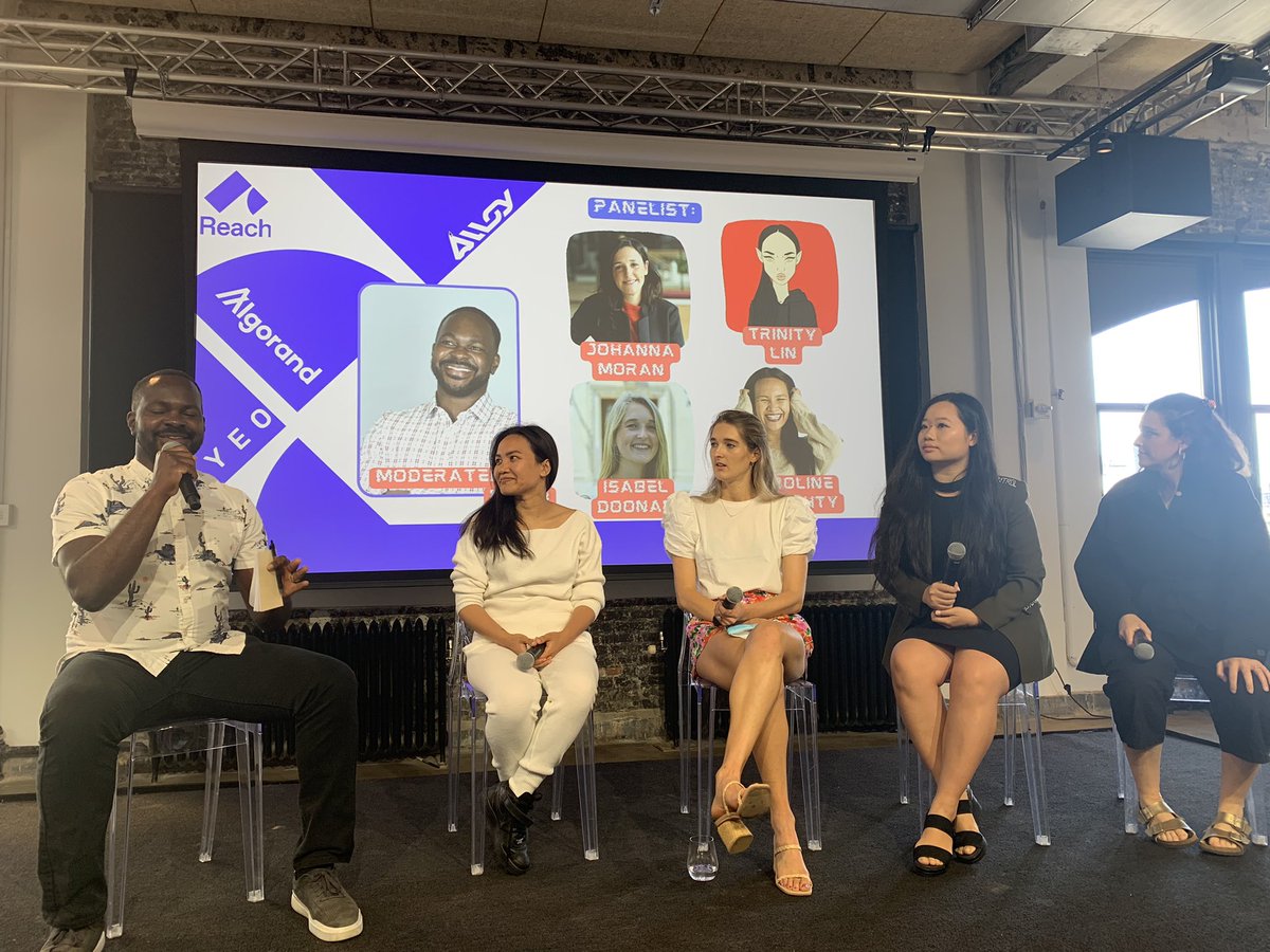 <a href="/niran/">Niran Babalola</a> <a href="/j0hmo/">Johanna</a> <a href="/bossladiesnft/">THE BOSS LADIES NFT</a> <a href="/cbgeraghty/">Caroline | Future Astronaut (🚀,💫)</a> <a href="/isabel_doonan/">Isabel Doonan</a> 

Now taking the stage ❤️❤️❤️