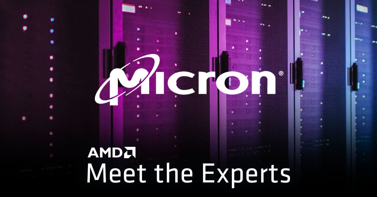The data center is changing faster than ever, driven by new scales of data needs. Learn how AMD and Micron are delivering new storage technologies that fulfill the demands of the modern data center.

#datacenter #TogetherWeAdvance

Click here to register: bit.ly/3tO7Rp8