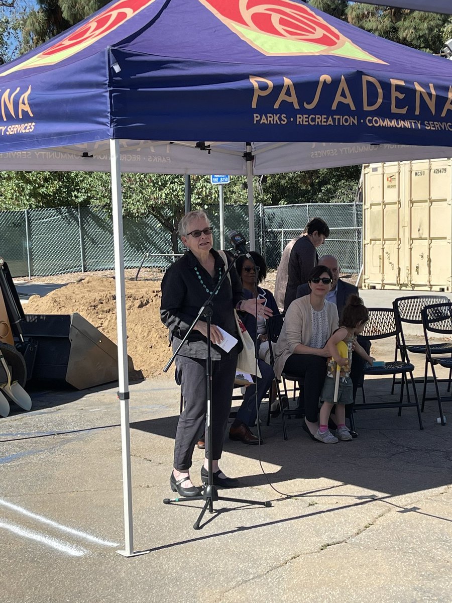 It’s happening!!!  Groundbreaking ceremony for Washington Park’s new Community House and Restroom is underway!!  #parksmakelifebetter #pasadena #buildingcommunity