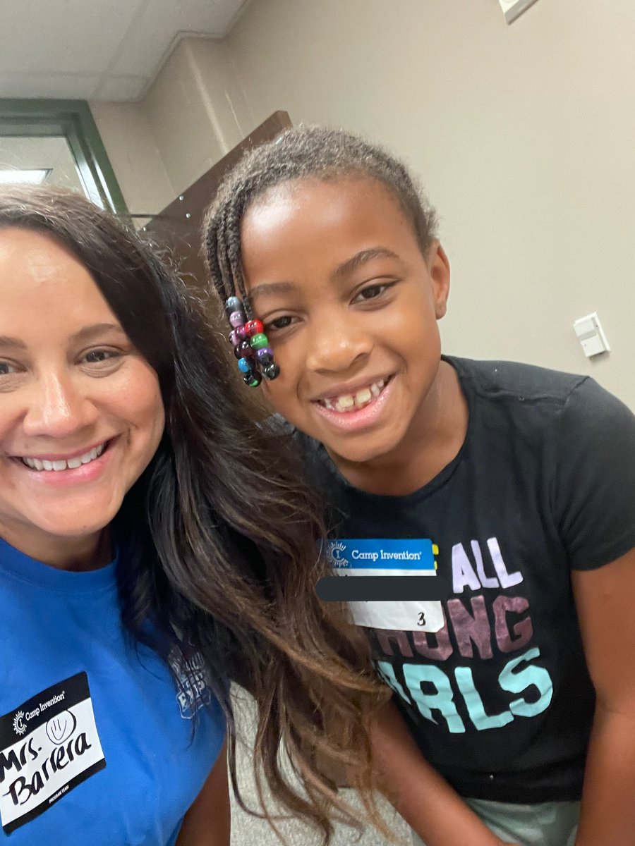 EricaMBarrera's tweet photo. Day 1 of @CampInvention & Iβm so happy to see lots of @HumbleISD_CE Bulldogs! Lots of learning & fun will be happening this week! #campinvention #summerstemcamp https://t.co/IycK3dFYND