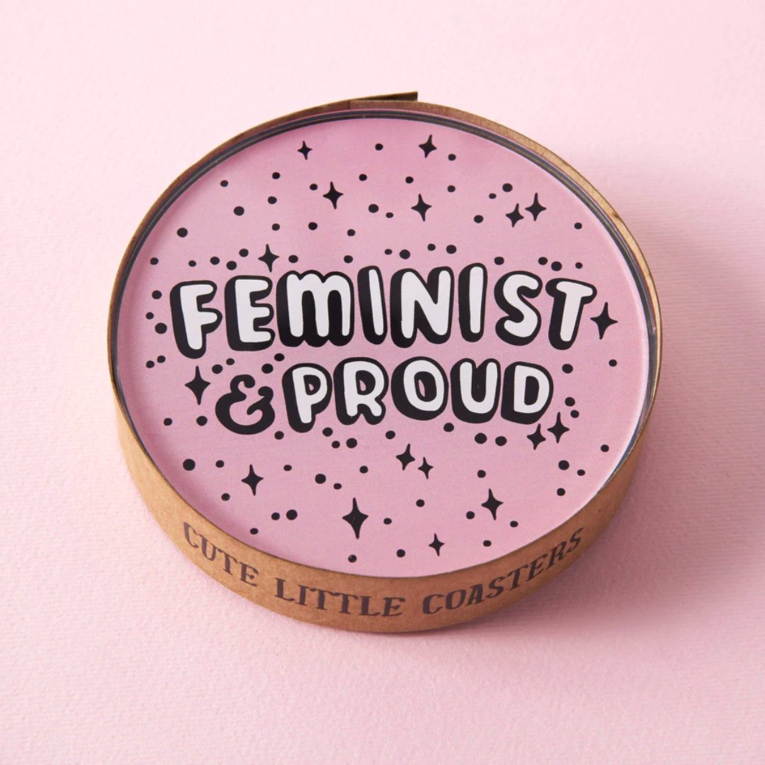 You know that feeling when you want to express your cat-obsessed, firey-femininst self any which way you can? Yeah, we get that. Which is why we created these cute AF coasters to dot around your place so all guests know what to expect. Like sass, kitty cuddles and equality 🥰🐈✨