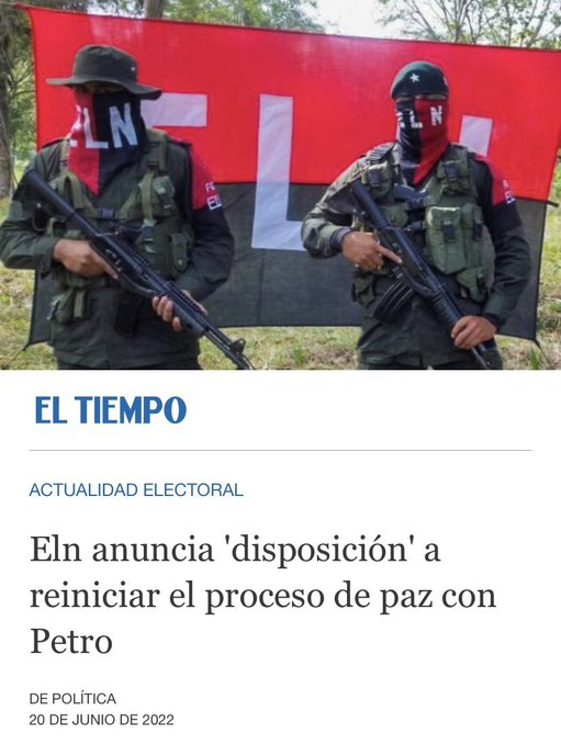 minino1601's tweet photo. Un mensaje de esperanza y la posibilidad de construir una paz estable y duradera. En hora buena 
#PetroPresidente2022 https://t.co/tNoePcdf3N