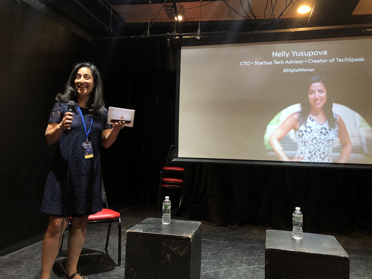 Best education about the blockchain I’ve ever heard from <a href="/DigitalWoman/">Nelly Yusupova</a> also with <a href="/DJDannieG/">your girlfriend’s favorite DJ</a> at Speak NFT