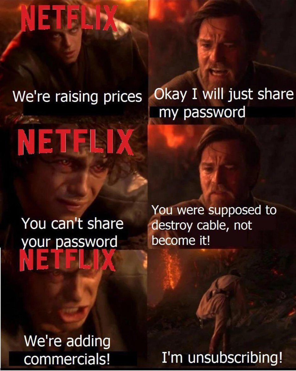 whatsmokk's tweet photo. The fall of Netflix https://t.co/VVAlTQ9bhQ