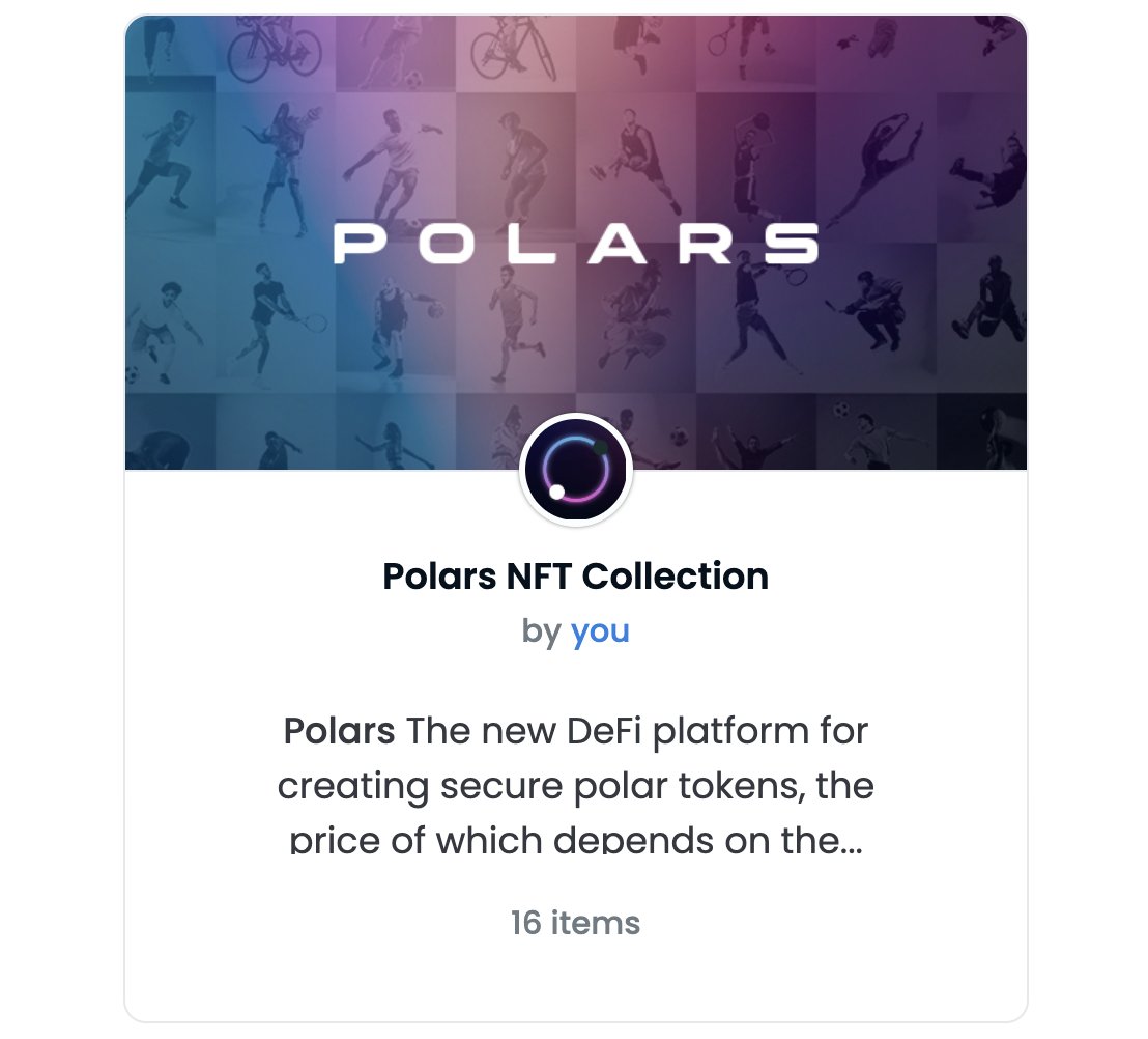 🚀🎁All of the NFTs that were raffled off in 2021 were sent to the winners' addresses on the Polygon network today. 

👉Lists of the winners are here: t.me/polarsio/956

✅View the NFT Collection on OpenSea: opensea.io/collection/pol…