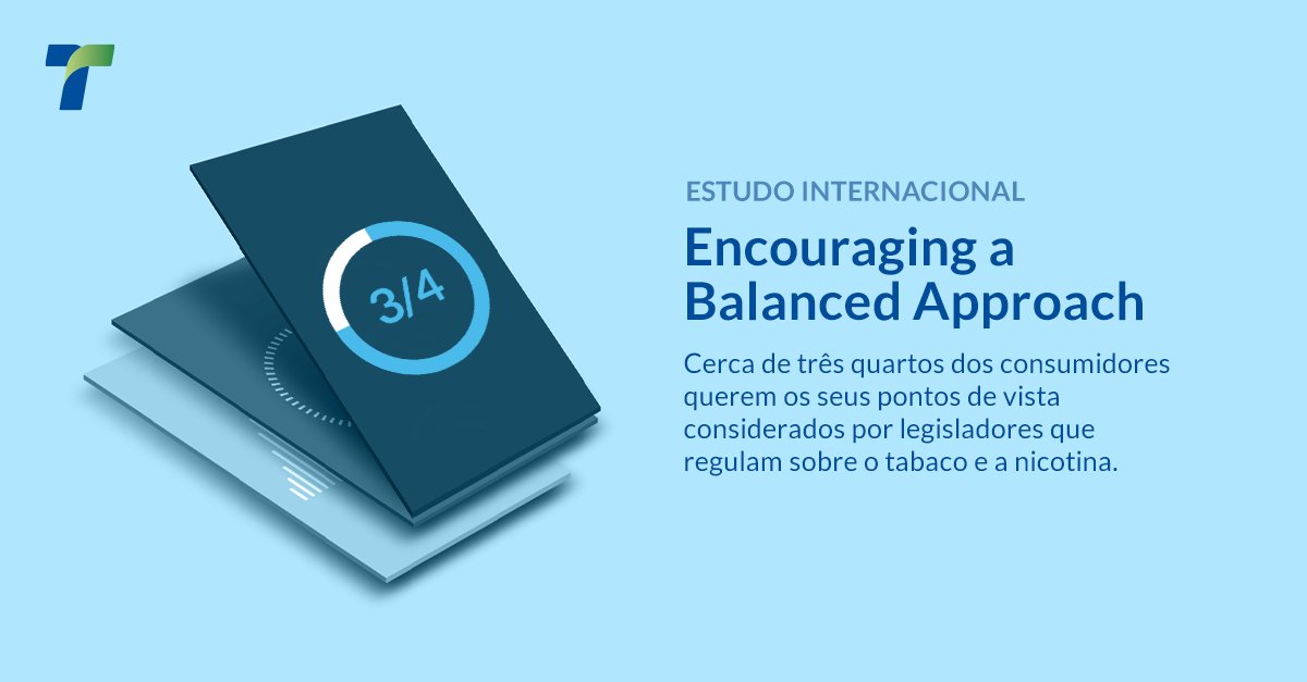 Cerca de 3/4 dos consumidores querem os seus pontos de vista considerados por legisladores que regulam sobre o tabaco e a nicotina, revela o estudo “Encouraging a Balanced Approach” - conduzido pela consultora <a href="/Povaddo/">Povaddo</a> para a <a href="/InsidePMI/">Philip Morris International</a>: spr.ly/6010zeEan
#porumfuturomelhor