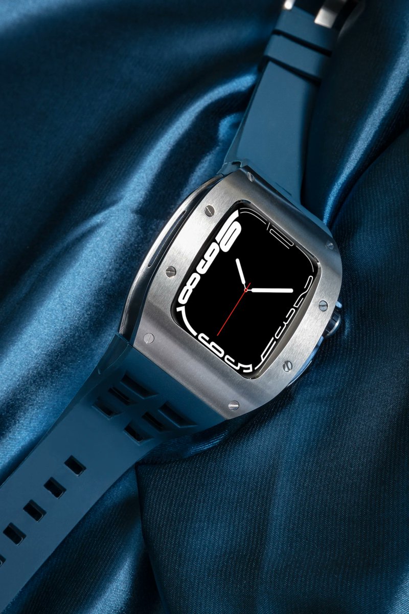 Apple Watch Case - Blue Silver #applewatchcase #weirdape