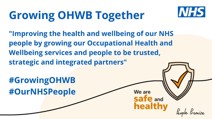 Amazing energy launching our NHS #GrowingOHWB together strategy today  celebrating #OccupationalHealthAwarenessWeek I’m so excited to see so much support for growing our occupational health & wellbeing people, services, practice & collaborative vision @people_nhs #OurNHSpeople