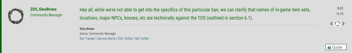 SawmanUk's tweet image. LOOOOOOOOOOOOOOOOOOOOOOOOOOOOOOOOOOOOOOOOOOOOOOOOOL 

Are you seriously that desperate for cash you are forcing people to buy name changes so they dont get banned for calling toons "Fungal Grotto 1" or "Vdsa" 😹😹😹😹😹

forums.elderscrollsonline.com/en-gb/discussi…

#eso #esofam #teso
