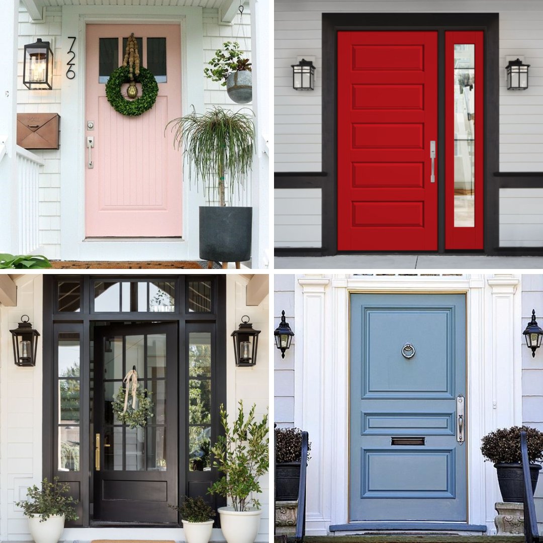 LorindaBoyle's tweet photo. Which 🚪 color is your favorite?? Other options are welcome! 
#dreamhome #homedesign #kcrealtor https://t.co/RoBjw9kufr