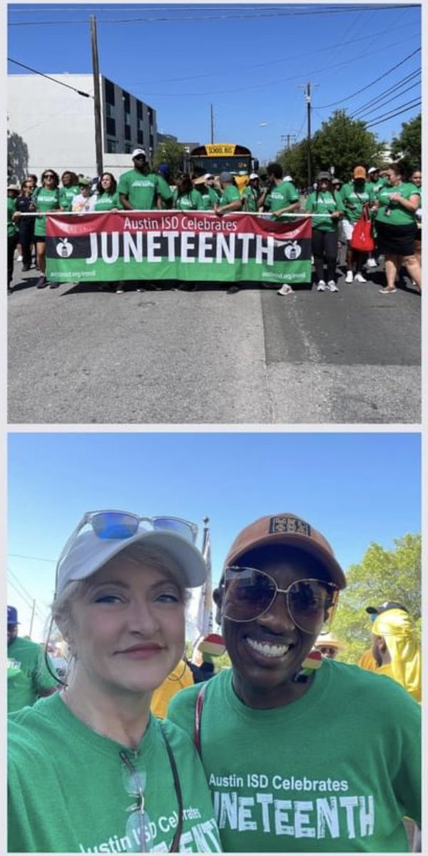 Happy Juneteenth from ⁦@AustinISD⁩!! ⁦@anthonymays5⁩ ⁦@AISD_OSL⁩