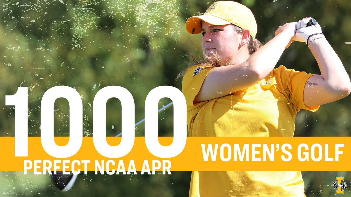 Idaho_Vandals's tweet photo. Four Vandal teams earned perfect NCAA APR scores and 12 of Idaho's 14 teams improved their scores or stayed the same. 

Full release🔗:
https://t.co/ltAmhsM9k7 https://t.co/fAmQwclypO