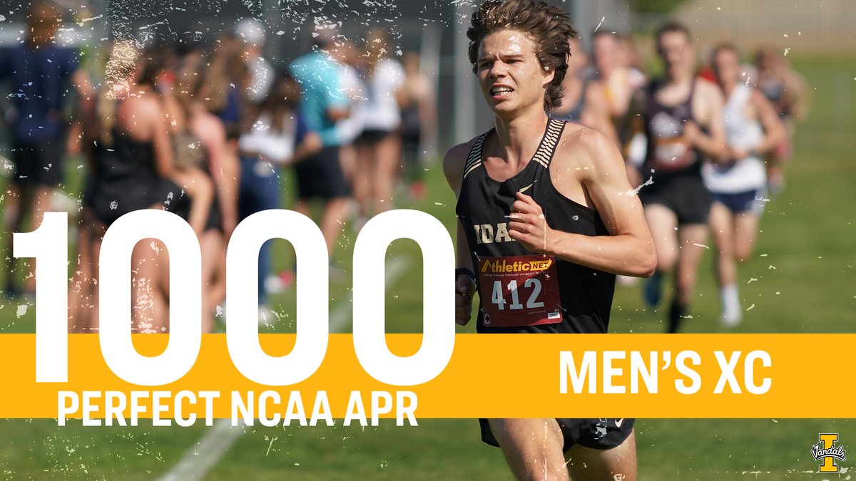 Idaho_Vandals's tweet photo. Four Vandal teams earned perfect NCAA APR scores and 12 of Idaho's 14 teams improved their scores or stayed the same. 

Full release🔗:
https://t.co/ltAmhsM9k7 https://t.co/fAmQwclypO