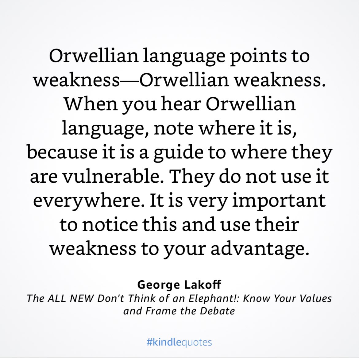 George Lakoff tweet media
