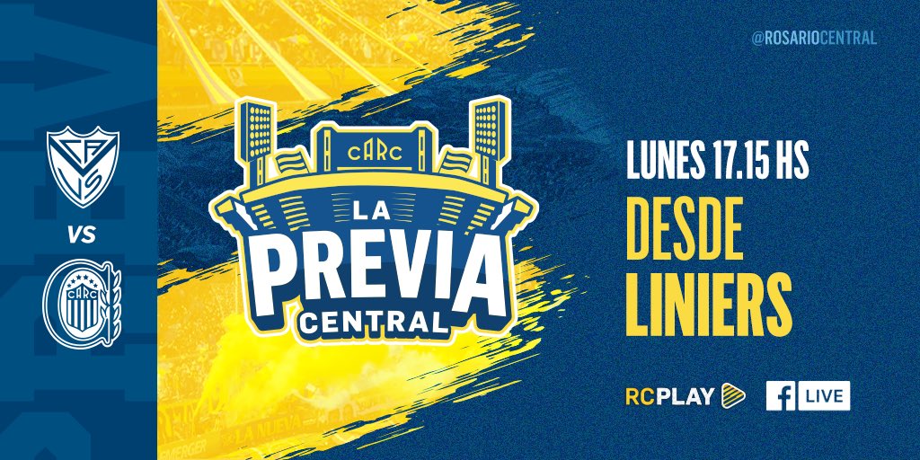 🎥 ¡HOY viví #LaPreviaCentral desde Liniers! 🇺🇦
 
🆓 Registrate GRATIS
🎦 rosariocentralplay.com
 
📲 ¡Descargá la App!
▶️ iOs: apple.co/2XQFzxb
▶️ Android: bit.ly/2XQFAkJ
