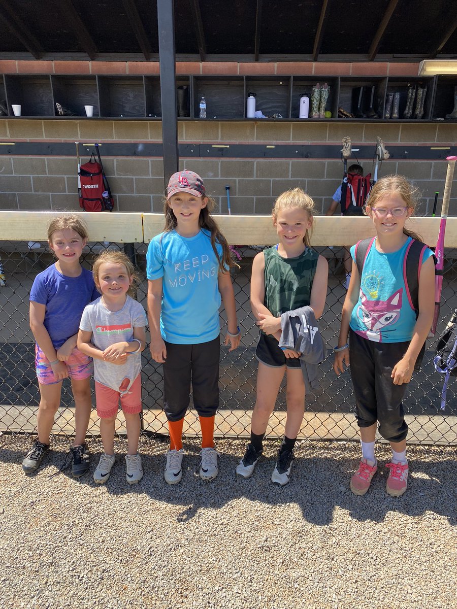 <a href="/MLCHS_Softball/">Collins Titans Softball🥎</a> Campers of the day. 5-6 year olds Briar Tingle, 7-8 year olds Ellie Pierce, 9 year olds Tess England, 10 year olds Emma Moore, 11+ Brooklyn Morris.  Overall Camper of the day was Tess England <a href="/MLCHS_Athletics/">MLCHS Athletics</a>