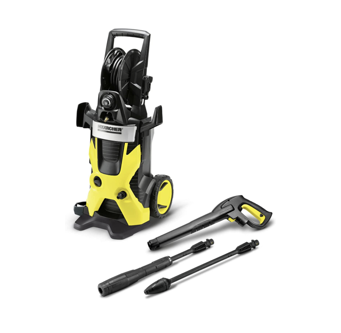 DesktopFlea's tweet image. Save 60% for a limited time! Karcher K 5 Premium 2000 PSI 1.4 GPM Electric Power Induction Pressure Washer with Vario Power &amp;amp; Dirtblaster Spray Wands, Pressurized Hose Reel, &amp;amp; Adjustable Detergent Tank on sale now for $149! amzn.to/3tNciAB