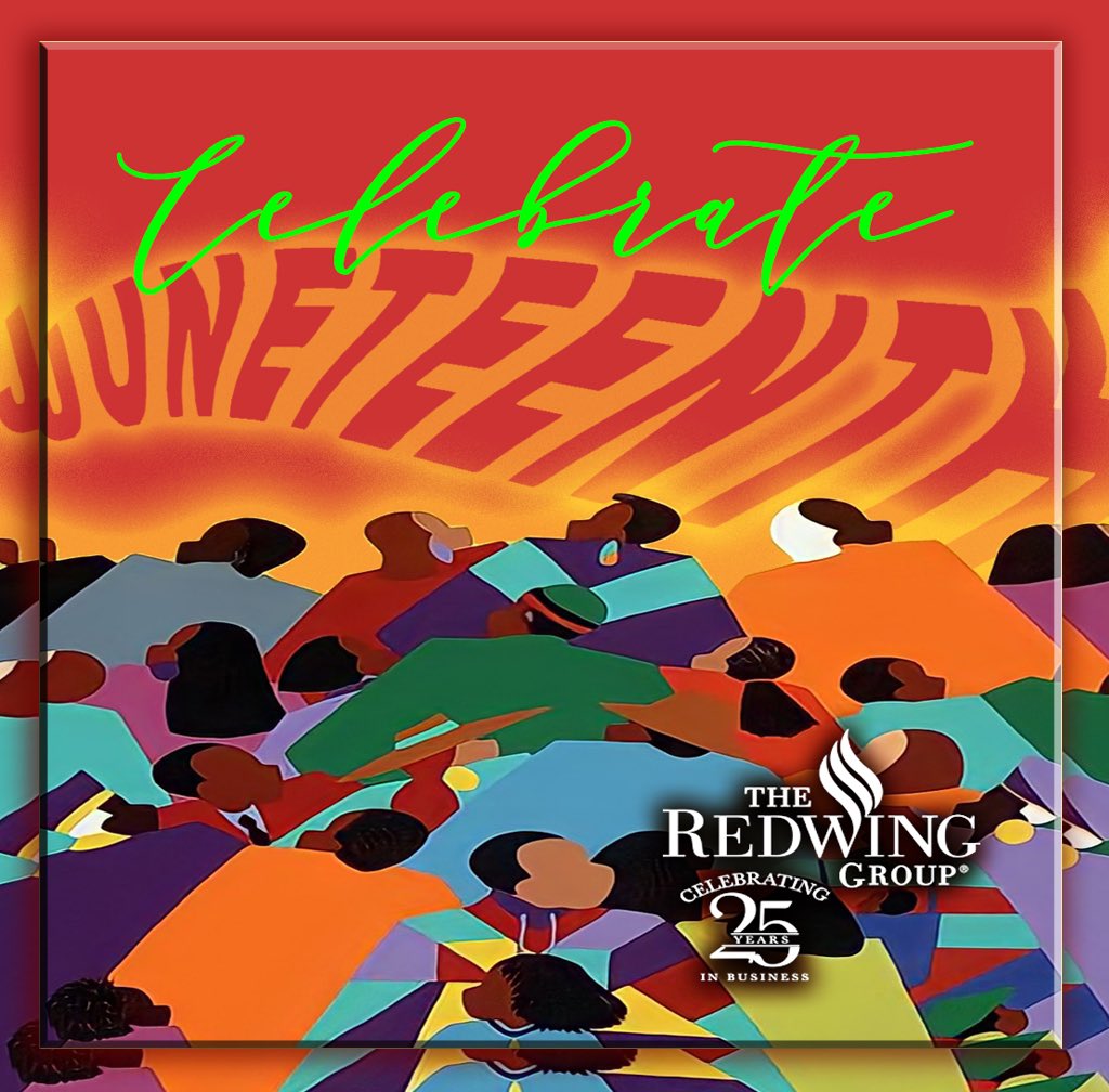TheRedwingGroup's tweet photo. Celebrate Juneteenth. #TheRedwingGroup https://t.co/2YsDzQdKuu