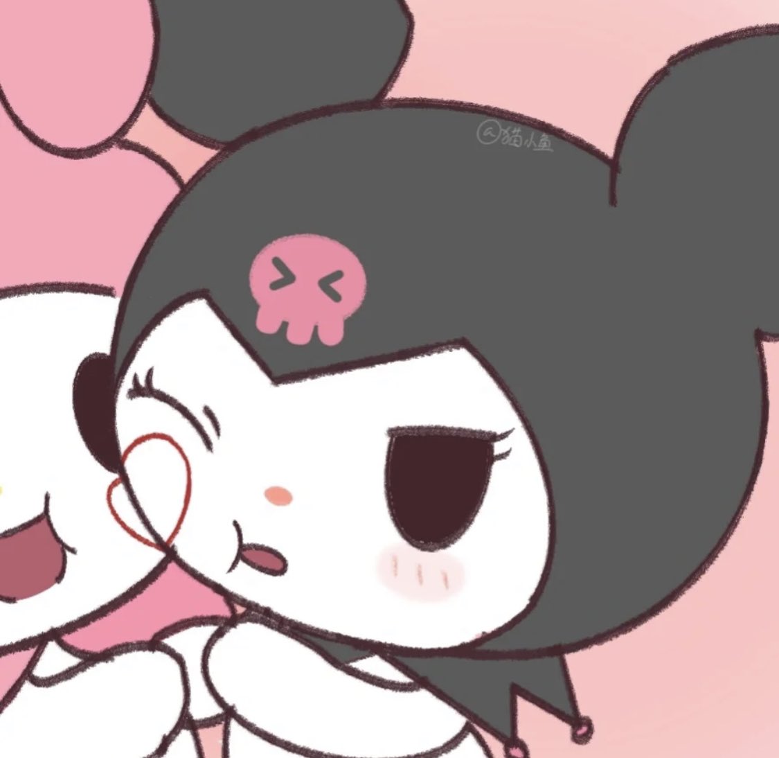 my melody & kuromi matching icons ♡