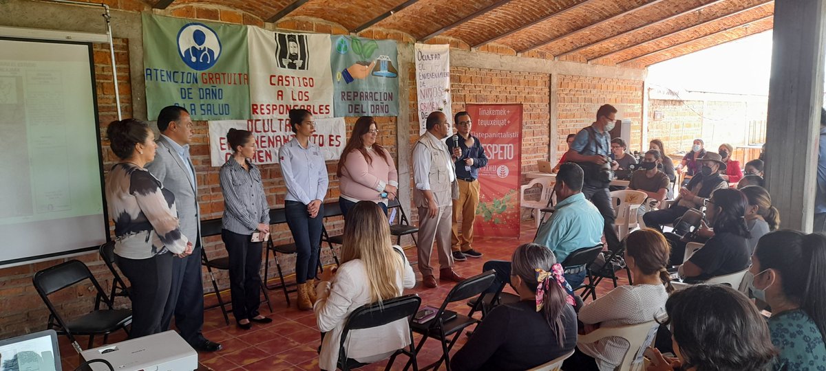 En estos momentos se presenta la Reco.23/22 de la <a href="/CEDHJ/">CEDH en Jalisco</a> donde se acredita la violación de #DDHH por parte de <a href="/saludjalisco/">Secretaría de Salud Jalisco</a> @CEA_Jalisco y el <a href="/GobiernoJalisco/">Gobierno de Jalisco</a> por ocultar el envemeniento de niñ<a href="/s/">『S』</a> de El Salto, Juanacatlán y Puente Grande.