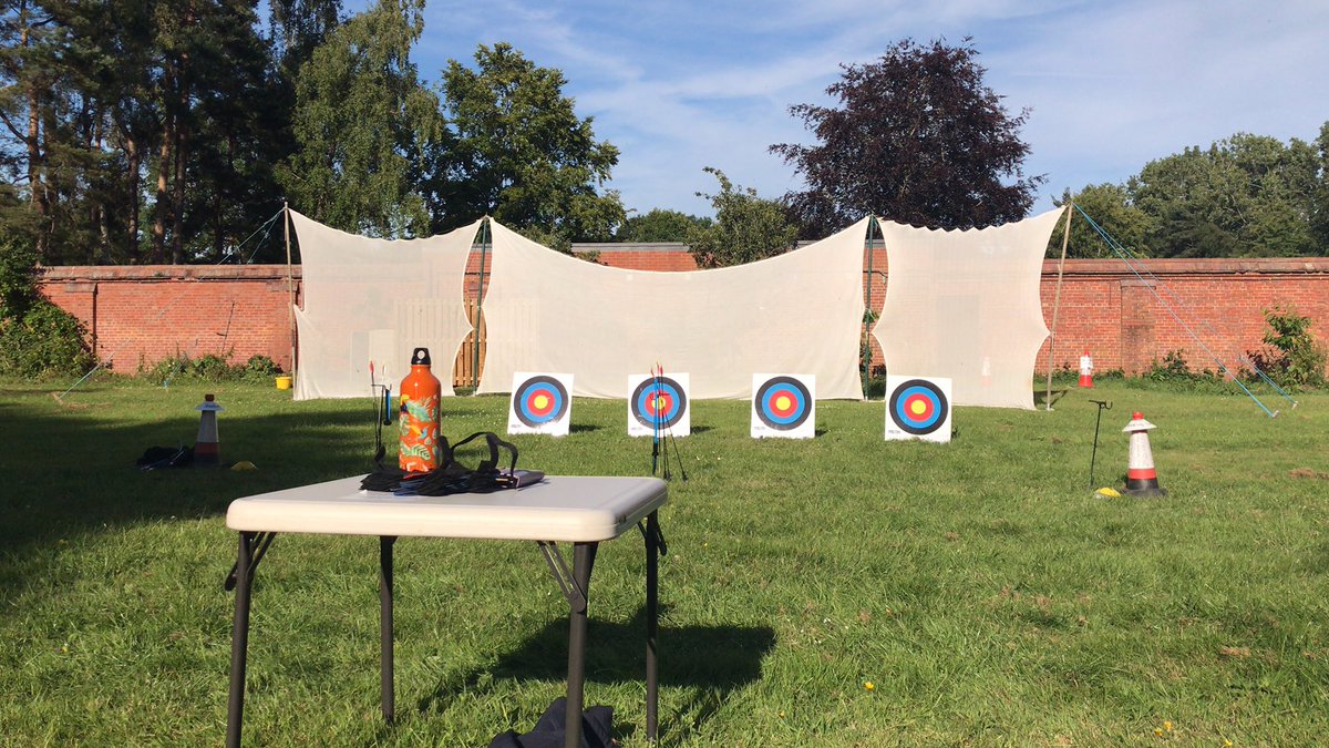 After a full weekend of #Wingdings2022 at <a href="/TawdValeAC/">Tawd Vale Adventure Centre</a> it's now archery for 50 at <a href="/GGWirral/">Girlguiding Wirral County</a> Halow and a <a href="/birkenheadscout/">Birkenhead Scouts</a> meeting after!