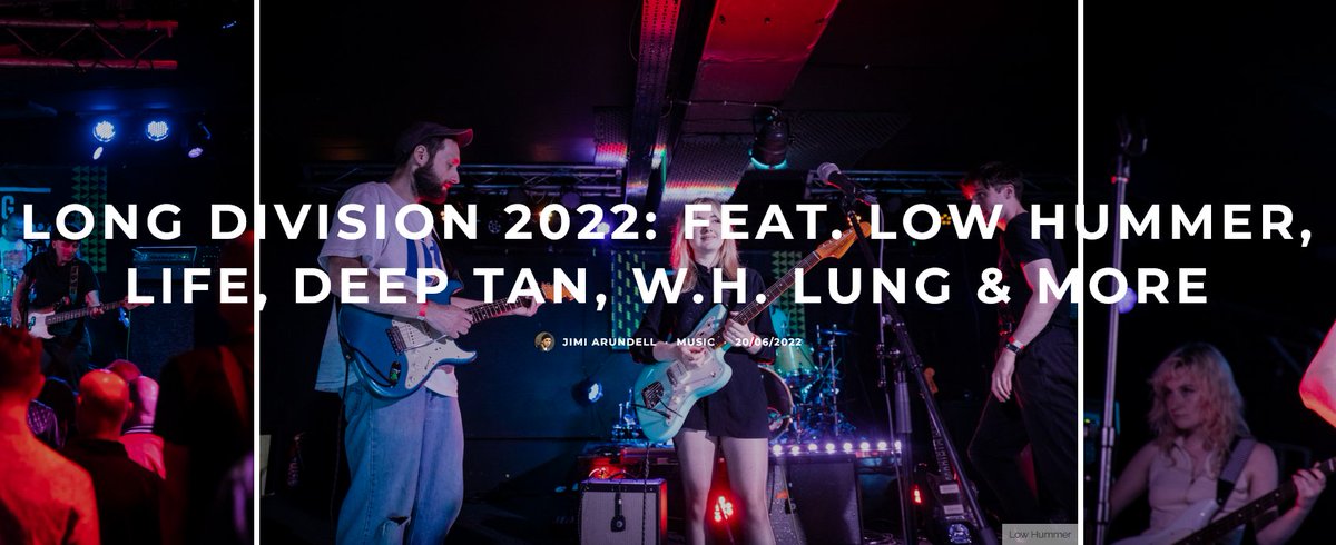 JimiA's tweet photo. REVIEW \\ #LongDivision
It's always a great feeling to get home to #Yorkshire, especially when the music is this good! Including:
* #WHLung
* #LIFE
* #deeptan
* #LowHummer
Head to #FMSMagazine now - https://t.co/CYlhphB0RX
#longdivisionfestival #musicfestival #music #festival https://t.co/nuNO2aknRK