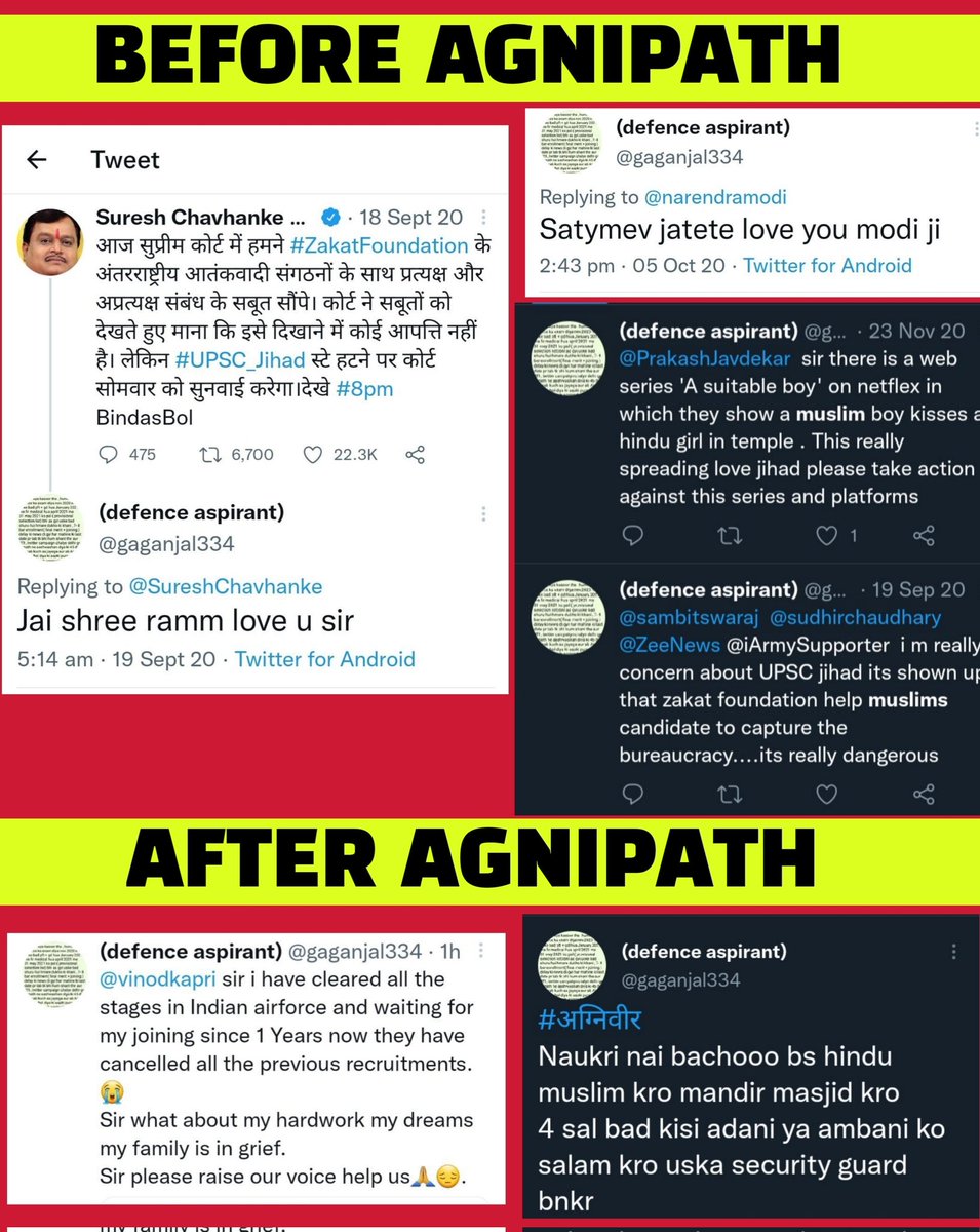 drunkJournalist's tweet photo. Lagegi aag to aayenge ghar kai zad me Yahan pe sirf humara makan thodi hai.

#AgnipathScheme https://t.co/MqGSA6UfQj