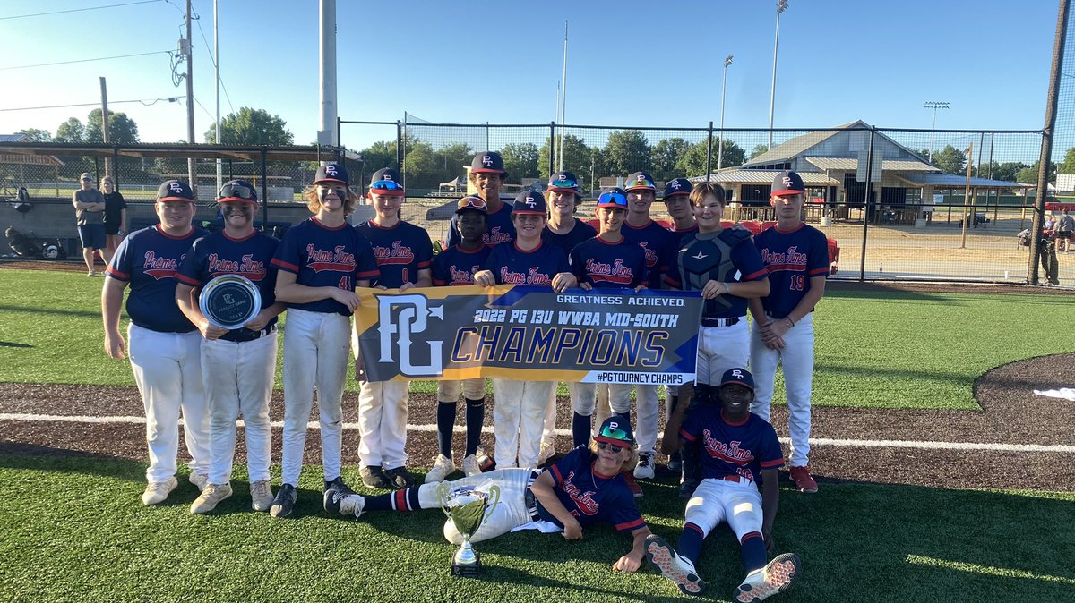 USAStadium's tweet photo. #WWBAMSChamp 13u.
🥇Prime Time Baseball
🥈Rawlings SE Mad Mavericks
🏆 MVP: Brue Milner 
🏆MVPitcher: Jack Vanorman https://t.co/zKZ89kZvZm