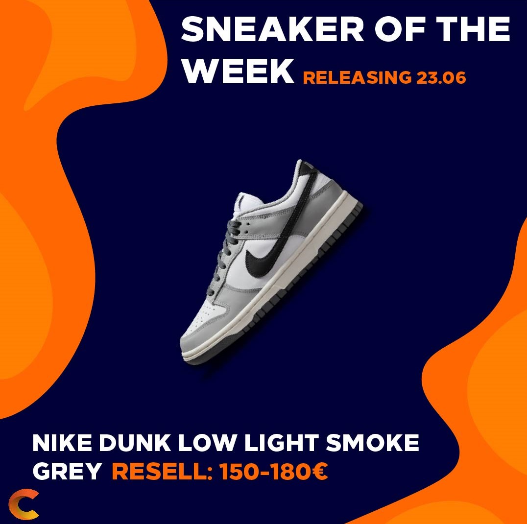 copabletool's tweet image. Nike Dunk Low Light Smoke Grey is releasing this week in the Nike App!💵