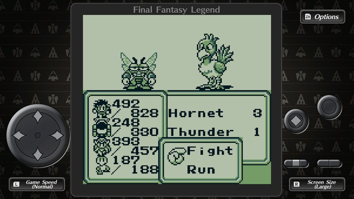 VoVat's tweet photo. Thunder? Looks a lot like a Chocobo to me. #FinalFantasyLegendII #NintendoSwitch https://t.co/OneJBMVOtB