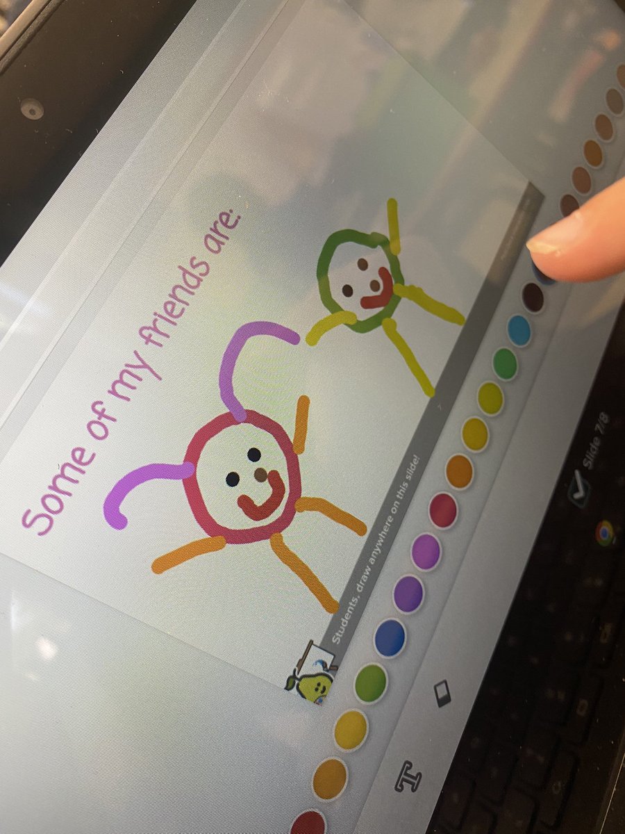 MissPPrinciotta's tweet image. @MissMcNeilOCSB’s class did a fantastic job exploring @PearDeck this morning! 

We practiced using the pencil✏️ tool and enjoyed changing the colours of our font!🎨 

Way to go, Kinders!! 👏✨ 

@CorpusOCSB @OttCatholicSB @OCSBSpecEd #ocsbATM