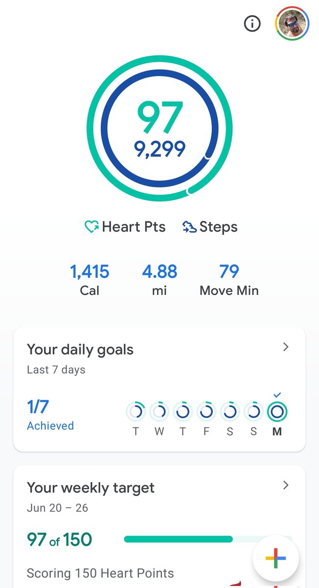trekker21's tweet photo. After taking a 6-Day break, its time to buckle down. At the rate that I'm going, I won't get my tattoo until 2025.
#BeInspired #BeInspiring #LOTRTheFellowshipVirtualChallenge #GettingFitAt50 #FitFederation #FitFederationJune #Top4Percent #Under220lbs #964Km #599Miles https://t.co/biDNoQ9EmB