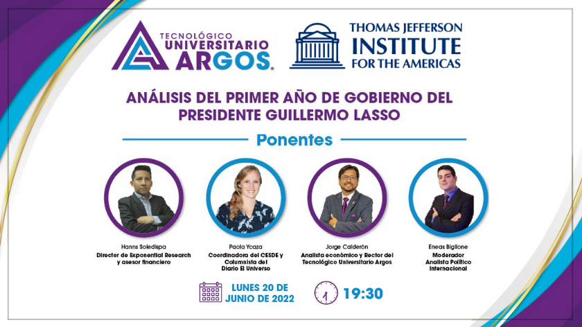 jeffersonameri's tweet image. Hoy 7:30 p.m. hora de Ecuador, Conferencia “Análisis del primer año de gobierno del Presidente Guillermo Lasso” en la que expondrán: Jorge Calderón, Paola Ycaza &amp;amp; Hanns Soledispa. Conducción: Eneas Biglione. Véalo por YouTube Live: youtu.be/RS3Bry8GKL8