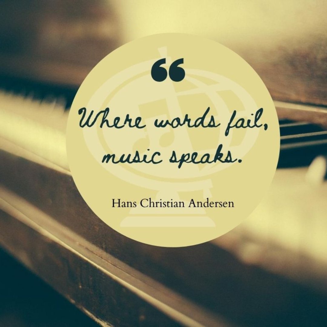 MusicCelebrate's tweet photo. "Where words fail, music speaks." – Hans Christian Andersen
#MondayMotif #MondayMotivation #MotivationMonday #MusicCanChangeTheWorld #ConcertToursWithIntegrity https://t.co/neJNJ9KdkP