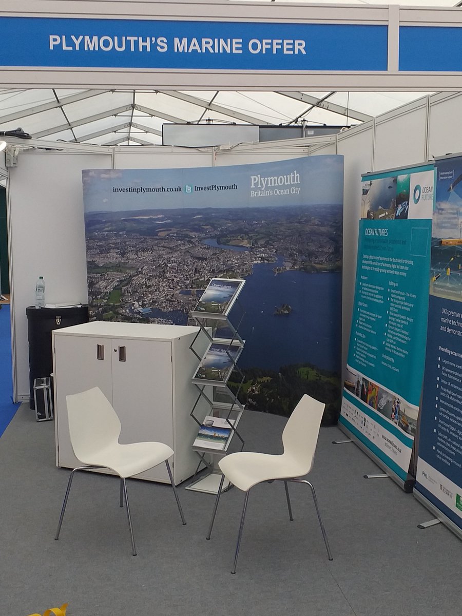 The stand set up has started.  Pop by and see us this week <a href="/seawork/">Seawork</a> on stand E42 to find out more about the Plymouth Marine Offer and our exciting plans for future projects and innovation #marine #innovation #britainsoceancity