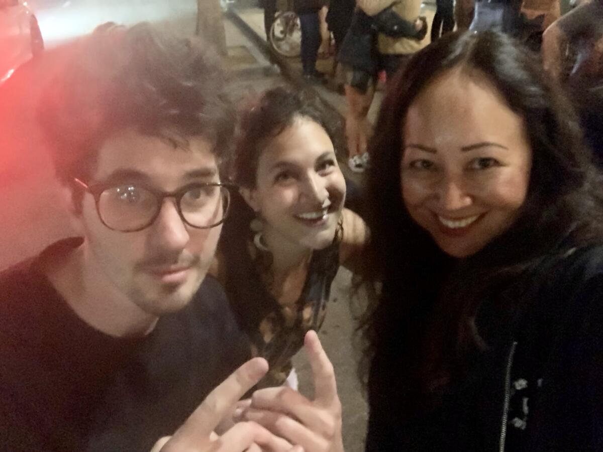 deenia22's tweet photo. @ThirdEyeBlind you absolutely smashed it last night in Santa Cruz. 
I'm speechless. First time in Santa Cruz will never be forgotten. Also @colincreeV I vow to never stand in between you and your post show tacos again 😂🤘🏼🎸 https://t.co/HVg0iIkkk4