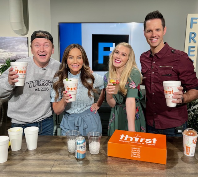 KUTVFreshLiving's tweet image. Need a re-FRESH-er? 🥤 Pick up this new drink from @thirstdrinks 🧡 It has Fresca, frozen strawberries, frozen mint &amp;amp; frozen lemon in it!

Tune in at 1 pm

@thirstdrinks