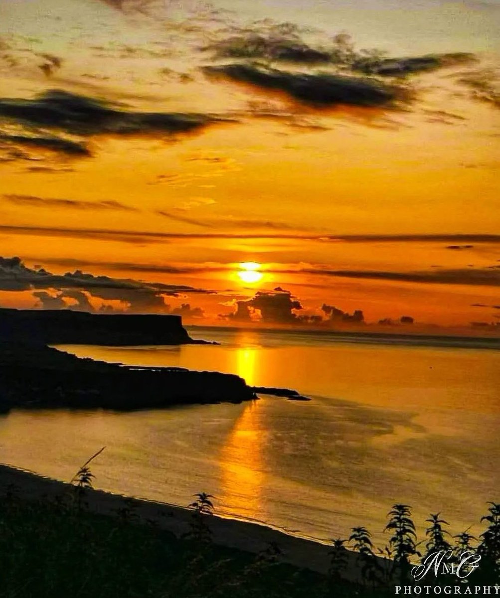 Sunset at Whitepark Bay. 🌇❤️#northcoast #causewaycoast #visitcauseway #NorthernIreland #photography #sunset #beautiful