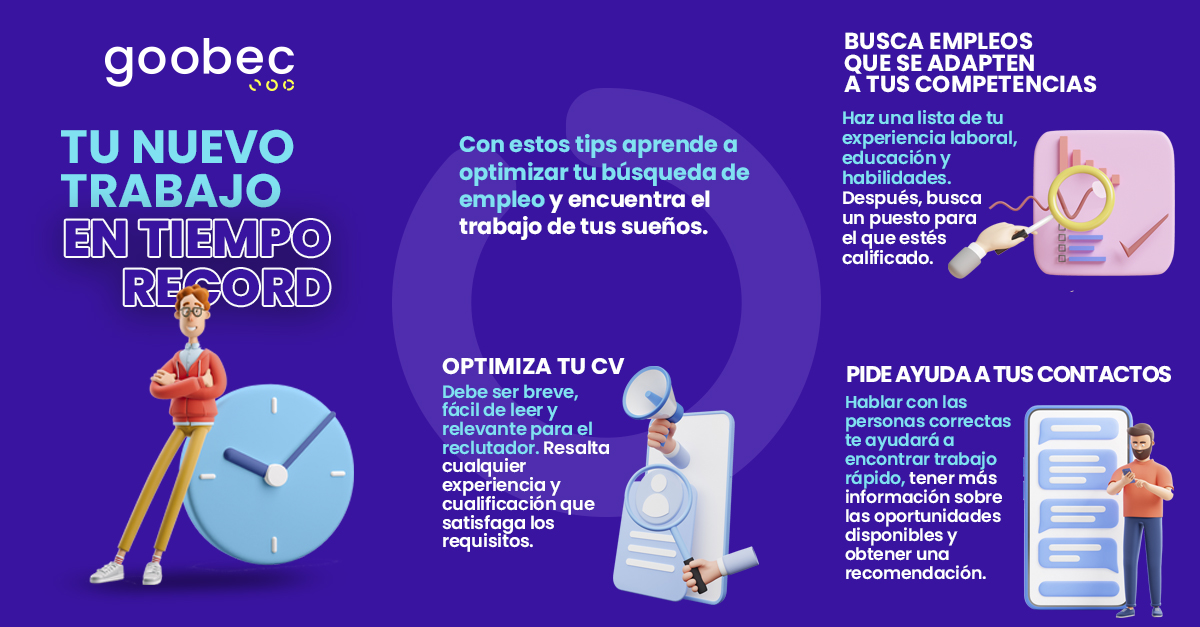 Encontrar trabajo puede resultar un proceso desafiante, pero con estos consejos podrás obtener un puesto que satisfaga tus necesidades. 
#tips #vacanteslaborales #goobecmexico