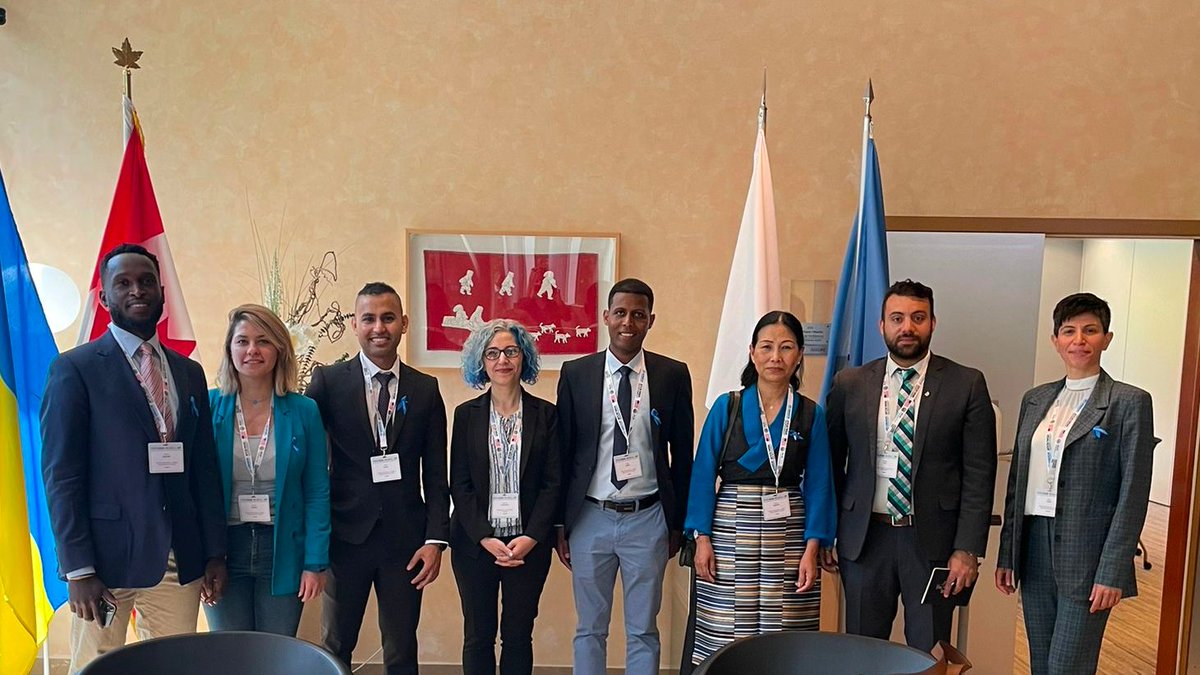 RANCanada's tweet photo. Team @RANCanada is in Geneva, participating at the #ATCR2022. We are here to promote meaningful refugee participation on global refugee issues, funds to refugee-led organizations, &amp; address bias in resettlement, statelessness &amp; root causes of forced migration as per our mandate. https://t.co/TJh0tQFrp4