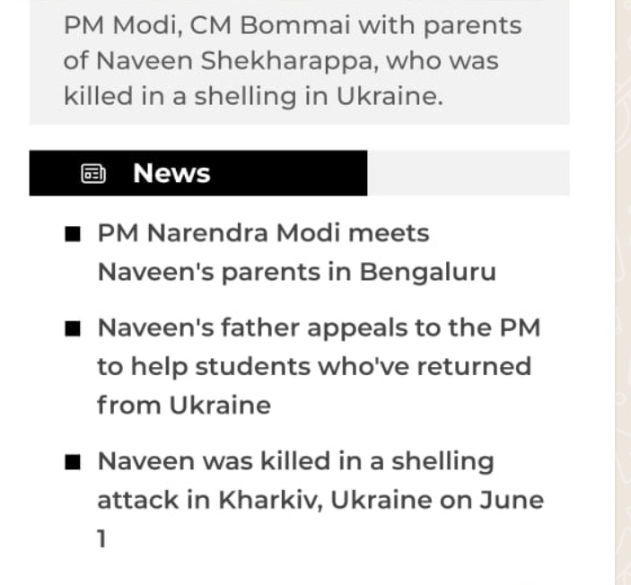 natulbj2b's tweet photo. @narendramodi we are very thankful to you for the  affection shown to Naveen parents and family .v r very grateful to you Family and friends have lost one full world .but concern was much needed .Against Gods wish we are nothing But we must accept it by any ways 🙏🙏🙏🙏💔💔💔 https://t.co/Iddk2uqBLD