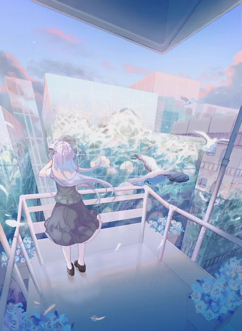Colorful skyscrapers 
