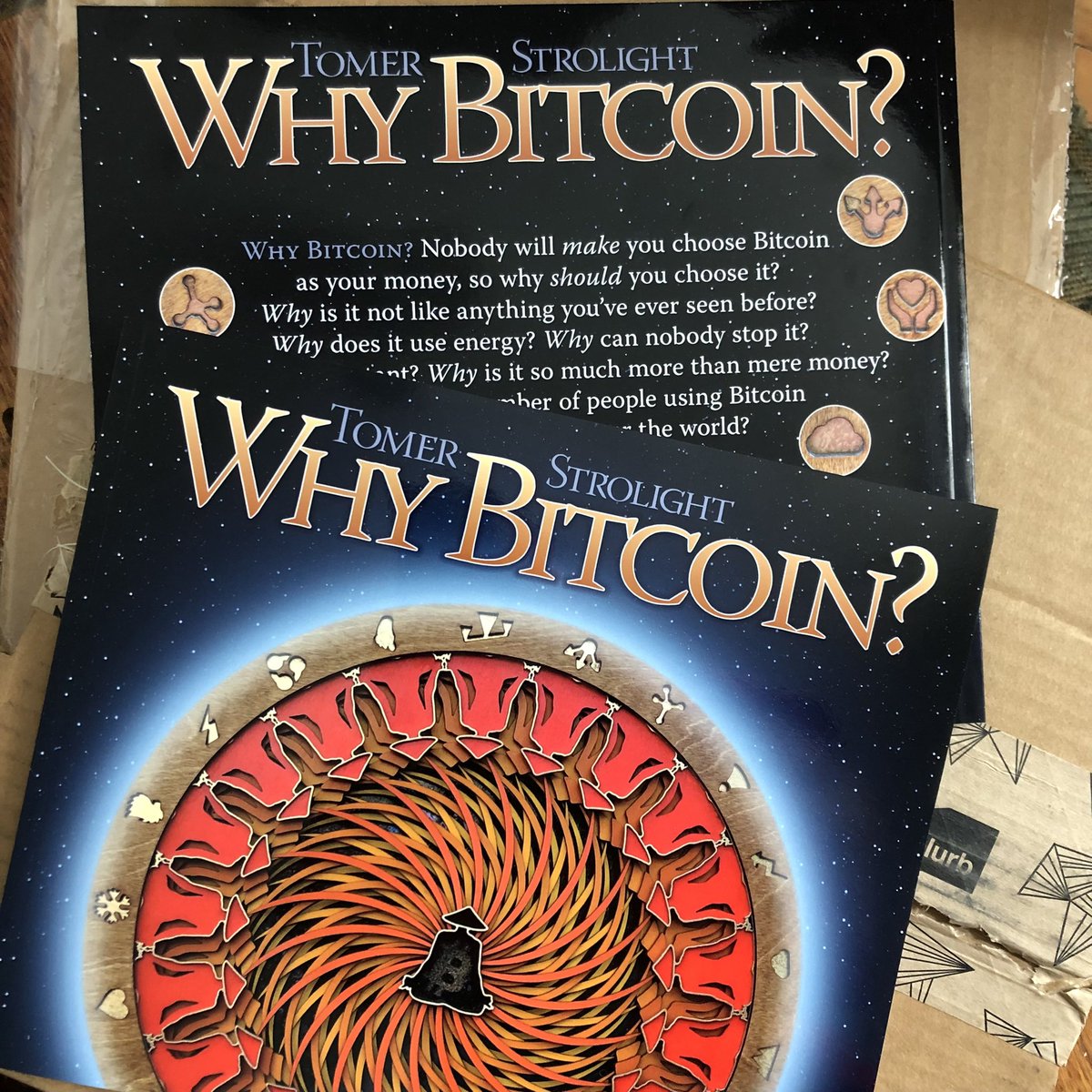 pierre4bitcoin's tweet image. Treated myself today to some financial wisdom. Got a few extras for summer reading gifts. #orangepill #whybitcoin Thanks @TomerStrolight whybitcoinbook.com #stacksats #fixthemoney