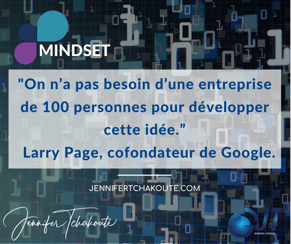 Jennifer_JTC's tweet photo. 🔹On a besoin de peu pour développer une idée ! 
🔝Bonne semaine à tous. https://t.co/OdOpXSZLs3