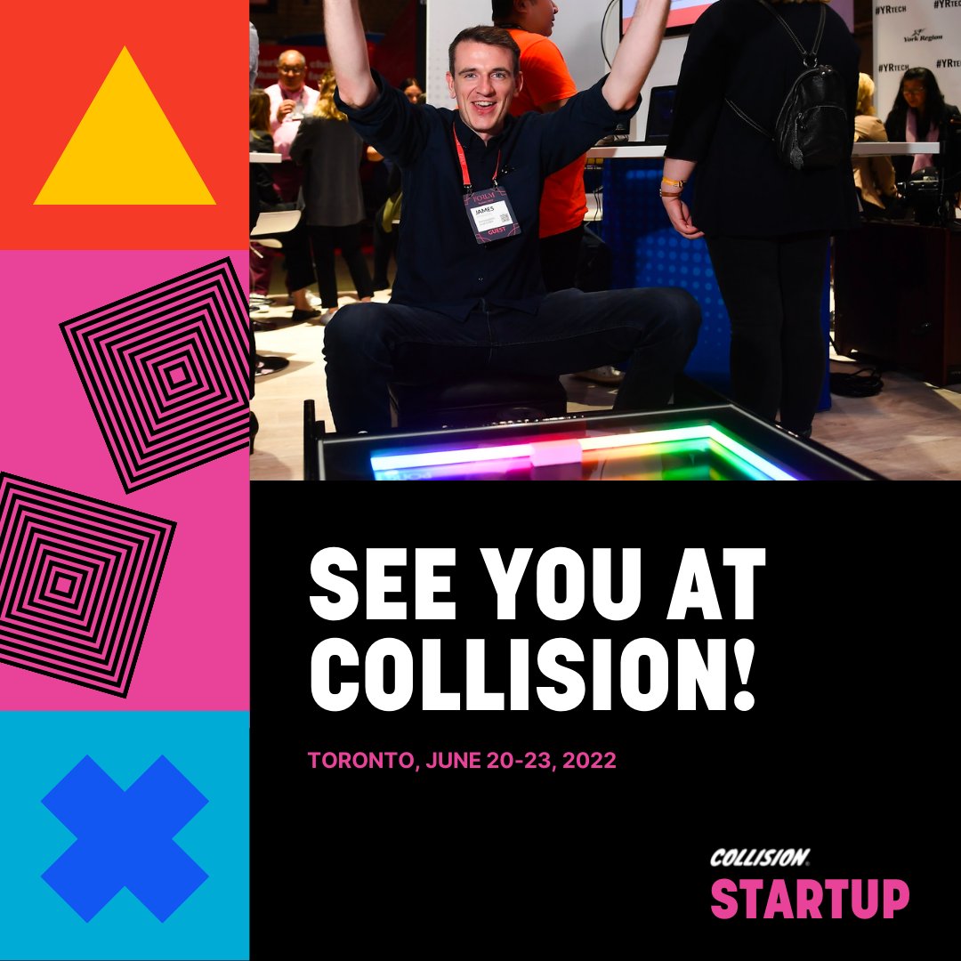 We’re delighted to be joining <a href="/CollisionHQ/">Collision Conf</a> ’s conference in Toronto from June 20-23 this week. We can’t wait to say hi to some new faces… see you there!

#entrepreneurs #exhibition
#womenshealth
#startup #innovation #femtech #conference