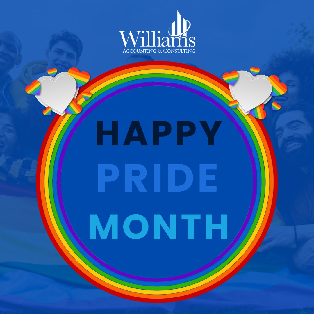 WilliamsAccting's tweet photo. Happy Pride Month from Williams Accounting &amp; Consulting! 

"Love is Love, even if it comes in different forms." 🏳️‍🌈🤍 https://t.co/s3jslYPuql