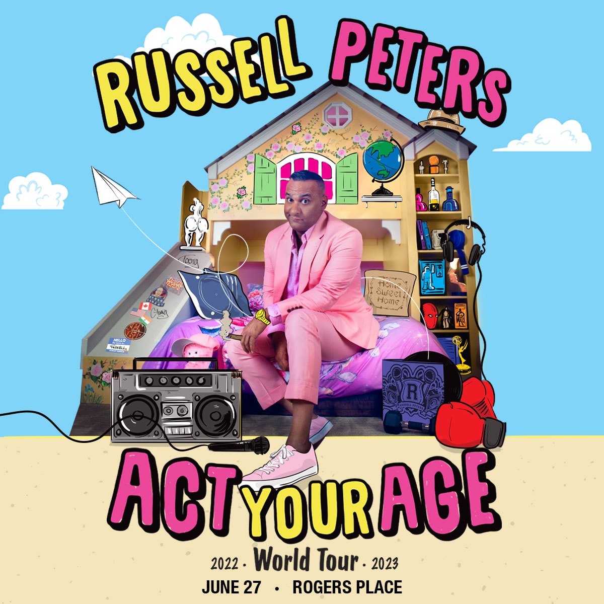 RogersPlace's tweet photo. 🚨 CONTEST ALERT! 🚨⁠

We're giving away FOUR tickets to see @therealrussellp at #RogersPlace!

To enter:⁠
⁠
1️⃣ Follow @RogersPlace
2⃣ Like this post⁠
3⃣ Tag who you would bring
⁠
Winner will be picked tomorrow at noon!⁠ Please note that we will ONLY contact winners via DM! https://t.co/N3lHgtkcVT
